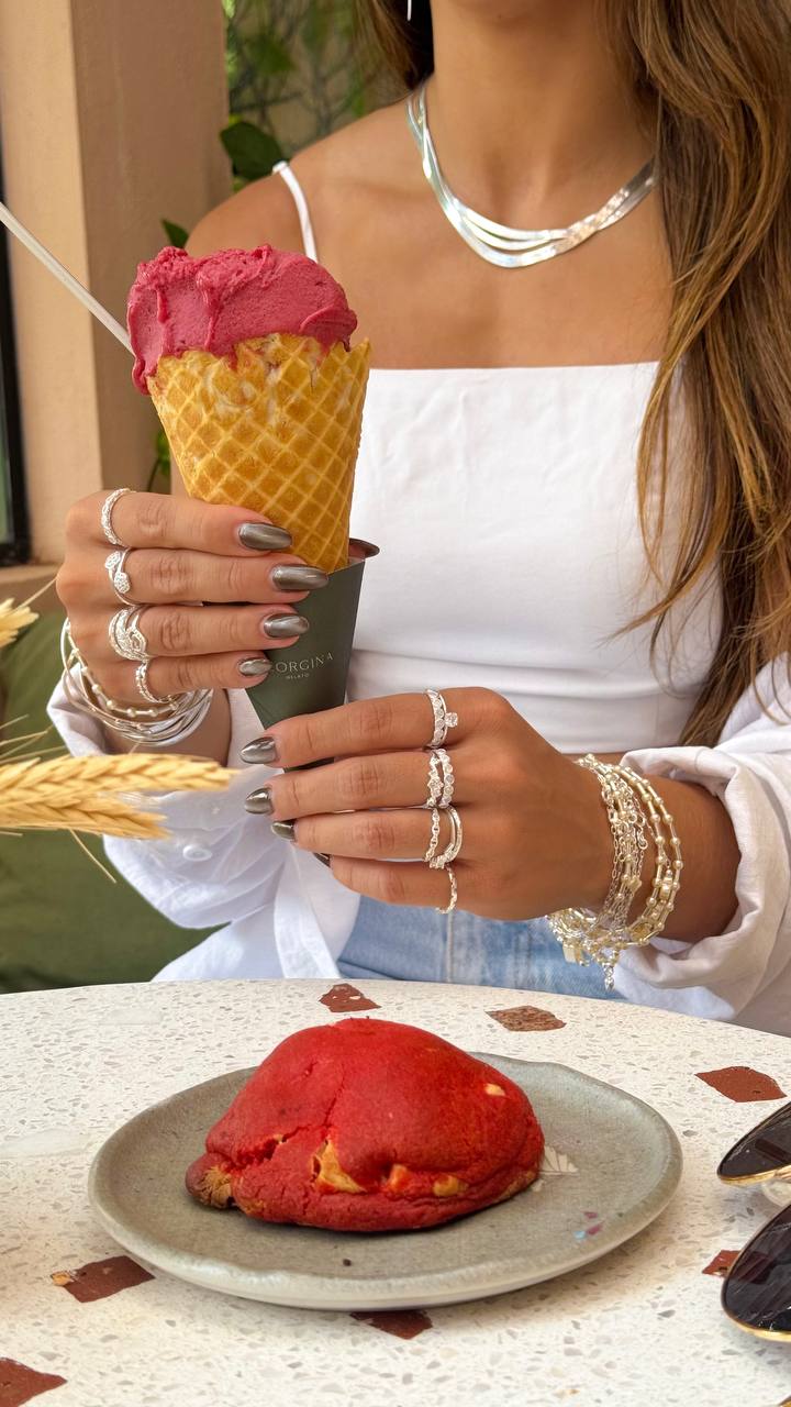 Pulseira Elo com Cadeado Longo e Bolinhas 3mm – 18cm