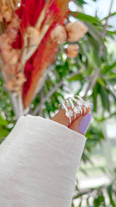 Anel Solitário Prata 925 com Zircônia 4mm